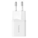 Ładowarka Baseus GaN5 mini 1C 25W+kabel USB-C biały Baseus