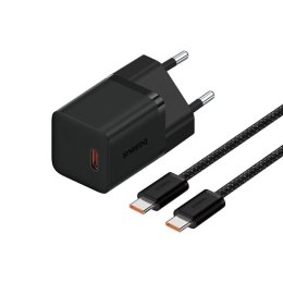 Ładowarka Baseus GaN5 mini 1C 30W EU+kabel USB-C (cluster black) Baseus