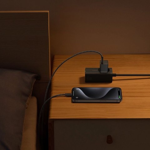 Ładowarka Baseus GaN5 mini 1C 30W EU+kabel USB-C (cluster black) Baseus Ładowarka Baseus GaN5 mini 1C 30W EU+kabel USB-C (cluster black) Baseus