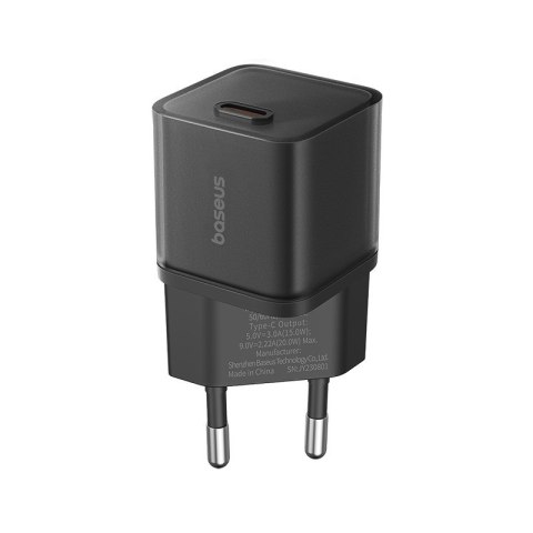 Ładowarka Baseus GaN5S 1C 20W EU (cluster black) Baseus
