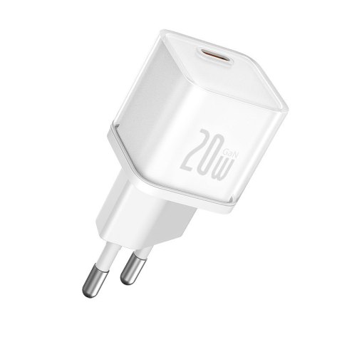 Ładowarka Baseus GaN5S 1C 20W EU (moon white) Baseus Ładowarka Baseus GaN5S 1C 20W EU (moon white) Baseus