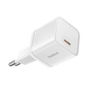Ładowarka Baseus GaN5S 1C 20W EU (moon white) Baseus