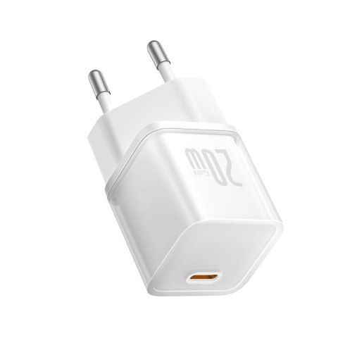 Ładowarka Baseus GaN5S 1C 20W EU (moon white) Baseus Ładowarka Baseus GaN5S 1C 20W EU (moon white) Baseus