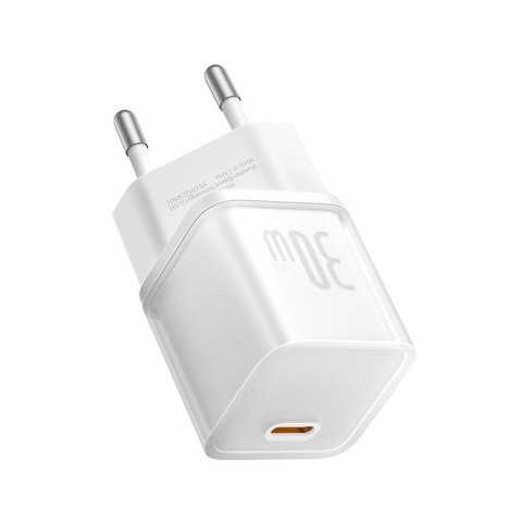 Ładowarka Baseus GaN5S 1C 30W EU (moon white) Baseus Ładowarka Baseus GaN5S 1C 30W EU (moon white) Baseus
