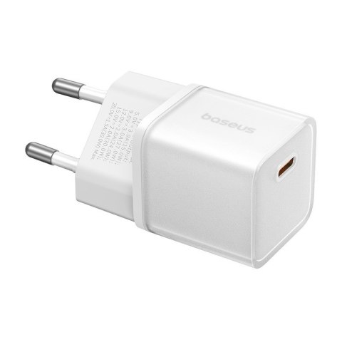 Ładowarka Baseus GaN5S 1C 30W EU (moon white) Baseus Ładowarka Baseus GaN5S 1C 30W EU (moon white) Baseus