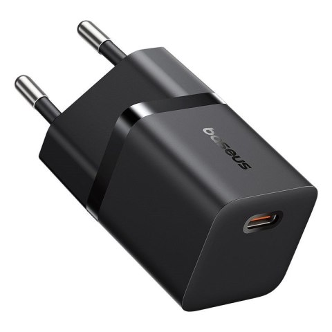 Ładowarka Baseus GaN5mini 1C 25W+kabel USB-C czarny Baseus Ładowarka Baseus GaN5mini 1C 25W+kabel USB-C czarny Baseus