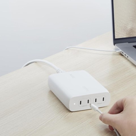 Ładowarka Belkin BoostCharge Pro 4-Port USB-C PD 3.1 GaN Charger 200W White Belkin Ładowarka Belkin BoostCharge Pro 4-Port USB-C PD 3.1 GaN Charger 200W White Belkin