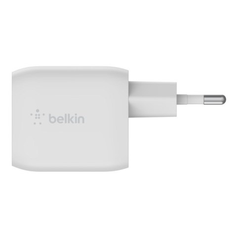 Ładowarka Belkin BoostCharge Pro Dual USB-C PD 3.0 PPS GaN Wall Charger 45W White Belkin Ładowarka Belkin BoostCharge Pro Dual USB-C PD 3.0 PPS GaN Wall Charger 45W White Belkin