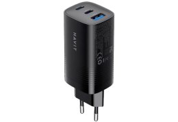 Ładowarka Havit UC20 EU USB-C+USB-C+USB-A (czarny) HAVIT