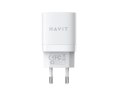 Ładowarka Havit USB-A+USB-C UC30 EU (biały) HAVIT
