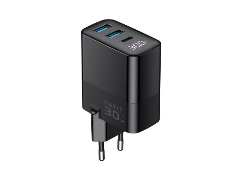 Ładowarka Havit USB-A1+USB-A2+USB-C UCLE001 EU HAVIT Ładowarka Havit USB-A1+USB-A2+USB-C UCLE001 EU HAVIT