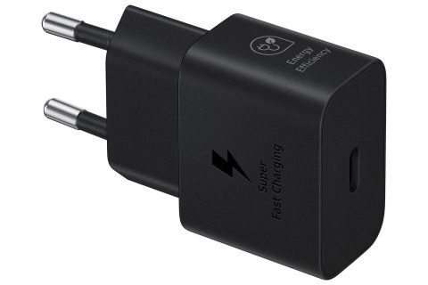 Ładowarka Samsung Power Adapter 25W USB-C Fast Charge 1m Black Samsung Ładowarka Samsung Power Adapter 25W USB-C Fast Charge 1m Black Samsung