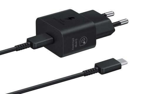 Ładowarka Samsung Power Adapter 25W USB-C Fast Charge 1m Black Samsung Ładowarka Samsung Power Adapter 25W USB-C Fast Charge 1m Black Samsung