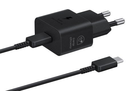 Ładowarka Samsung Power Adapter 25W USB-C Fast Charge 1m Black Samsung Ładowarka Samsung Power Adapter 25W USB-C Fast Charge 1m Black Samsung