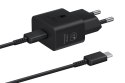 Ładowarka Samsung Power Adapter 25W USB-C Fast Charge 1m Black Samsung