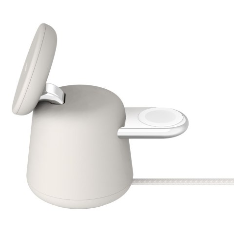 Ładowarka bezprzewodowa Belkin BoostCharge Pro 2-in-1 Wireless Charging Dock with MagSafe iPhone/Apple Watch 15W Sand Belkin Ładowarka bezprzewodowa Belkin BoostCharge Pro 2-in-1 Wireless Charging Dock with MagSafe iPhone/Apple Watch 15W Sand Belkin