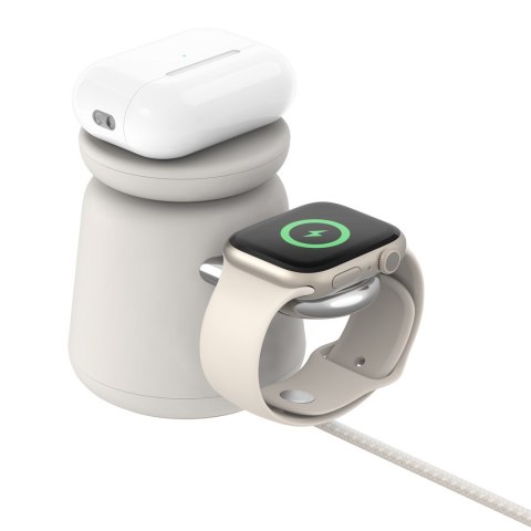Ładowarka bezprzewodowa Belkin BoostCharge Pro 2-in-1 Wireless Charging Dock with MagSafe iPhone/Apple Watch 15W Sand Belkin Ładowarka bezprzewodowa Belkin BoostCharge Pro 2-in-1 Wireless Charging Dock with MagSafe iPhone/Apple Watch 15W Sand Belkin