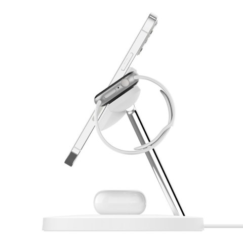 Ładowarka bezprzewodowa Belkin BoostCharge Pro 3-in-1 Wireless Charger with Official MagSafe Charging iPhone/Apple Watch/AirPods Belkin Ładowarka bezprzewodowa Belkin BoostCharge Pro 3-in-1 Wireless Charger with Official MagSafe Charging iPhone/Apple Watch/AirPods Belkin