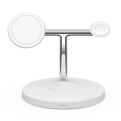 Ładowarka bezprzewodowa Belkin BoostCharge Pro 3-in-1 Wireless Charger with Official MagSafe Charging iPhone/Apple Watch/AirPods Belkin Ładowarka bezprzewodowa Belkin BoostCharge Pro 3-in-1 Wireless Charger with Official MagSafe Charging iPhone/Apple Watch/AirPods Belkin