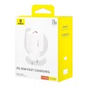 Ładowarka sieciowa Baseus Cube C+U 30W EU (moon white) Baseus