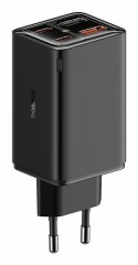 Ładowarka sieciowa Baseus GaN6 Pro FastCharger 2C+2U 65W EU (cluster black) Baseus