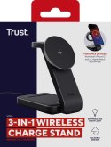 Magnetic Charge Stand Trust Viro 3-in-1 Wireless Black Trust
