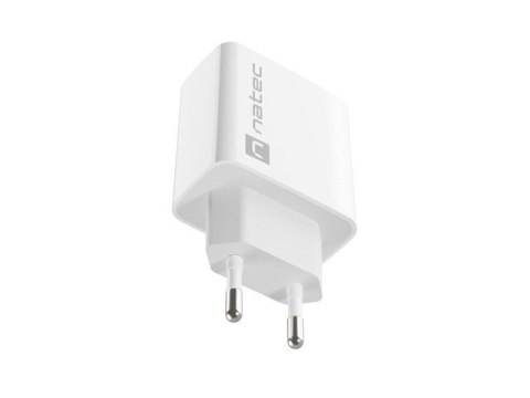 NATEC ŁADOWARKA SIECIOWA RIBERA USB-A + USB-C 20W POWER DELIVERY BIAŁA NUC-2061 NATEC NATEC ŁADOWARKA SIECIOWA RIBERA USB-A + USB-C 20W POWER DELIVERY BIAŁA NUC-2061 NATEC