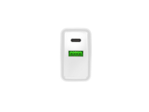 NATEC ŁADOWARKA SIECIOWA RIBERA USB-A + USB-C 20W POWER DELIVERY BIAŁA NUC-2061 NATEC NATEC ŁADOWARKA SIECIOWA RIBERA USB-A + USB-C 20W POWER DELIVERY BIAŁA NUC-2061 NATEC