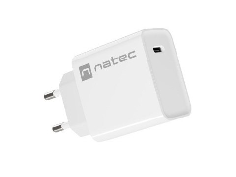 NATEC ŁADOWARKA SIECIOWA RIBERA USB-C 20W POWER DELIVERY BIAŁA NUC-2059 NATEC NATEC ŁADOWARKA SIECIOWA RIBERA USB-C 20W POWER DELIVERY BIAŁA NUC-2059 NATEC