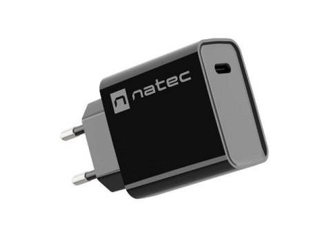 NATEC ŁADOWARKA SIECIOWA RIBERA USB-C 20W POWER DELIVERY CZARNA NUC-2060 NATEC NATEC ŁADOWARKA SIECIOWA RIBERA USB-C 20W POWER DELIVERY CZARNA NUC-2060 NATEC