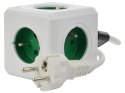 Przedłużacz allocacoc PowerCube Extended 2300GN/FREXPC (1,5m; kolor zielony) Allocacoc