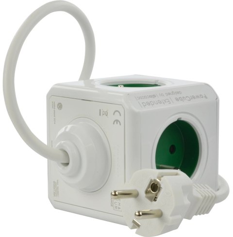 Przedłużacz allocacoc PowerCube Extended 2300GN/FREXPC (1,5m; kolor zielony) Allocacoc Przedłużacz allocacoc PowerCube Extended 2300GN/FREXPC (1,5m; kolor zielony) Allocacoc
