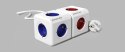 Przedłużacz allocacoc PowerCube Extended 2300RD/FREXPC (1,5m; kolor czerwony) Allocacoc