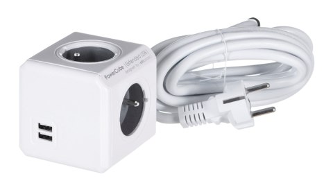 Przedłużacz allocacoc PowerCube Extended USB 2404/FREUPC (3m; kolor szary) Allocacoc Przedłużacz allocacoc PowerCube Extended USB 2404/FREUPC (3m; kolor szary) Allocacoc