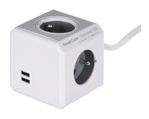 Przedłużacz allocacoc PowerCube Extended USB 2404/FREUPC (3m; kolor szary) Allocacoc Przedłużacz allocacoc PowerCube Extended USB 2404/FREUPC (3m; kolor szary) Allocacoc