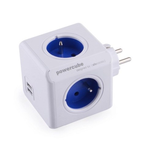 Przedłużacz allocacoc PowerCube Original 2202BL/FROUPC (kolor niebieski) Allocacoc Przedłużacz allocacoc PowerCube Original 2202BL/FROUPC (kolor niebieski) Allocacoc