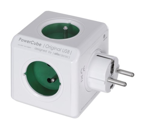 Przedłużacz allocacoc PowerCube Original 2202GN/FROUPC (kolor zielony) Allocacoc Przedłużacz allocacoc PowerCube Original 2202GN/FROUPC (kolor zielony) Allocacoc