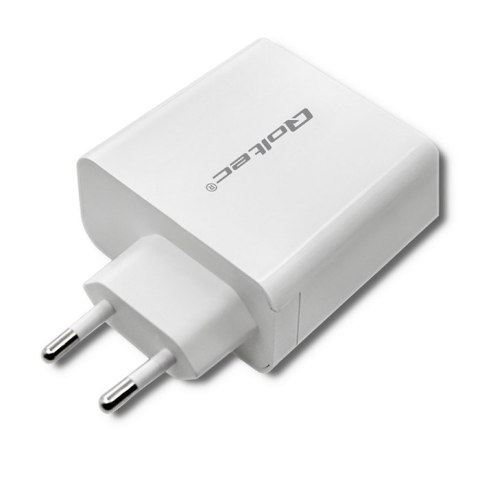 QOLTEC ŁADOWARKA SIECIOWA 63W | 5-20V | 1.5-3A | USB TYP C PD | USB QC 3.0 | BIAŁA Qoltec QOLTEC ŁADOWARKA SIECIOWA 63W | 5-20V | 1.5-3A | USB TYP C PD | USB QC 3.0 | BIAŁA Qoltec
