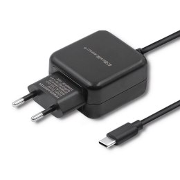 QOLTEC ŁADOWARKA SIECIOWA USB TYP C, 5V, 2.4A, 12W, CZARNA Qoltec