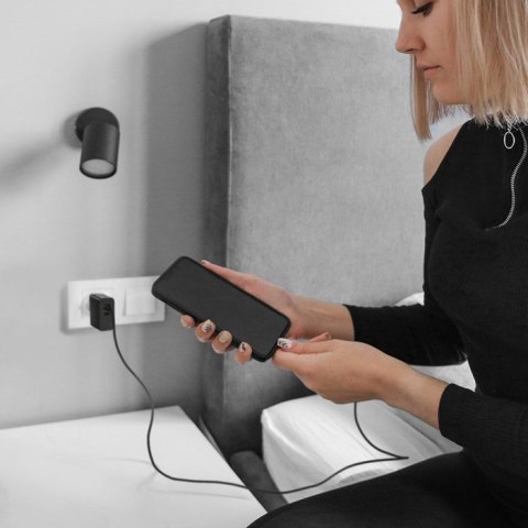 QOLTEC ŁADOWARKA SUPER QUICK PD | 1XUSB-C | 1XUSB | 90W | 5-20V | 2.4-4.35A | CZARNA Qoltec QOLTEC ŁADOWARKA SUPER QUICK PD | 1XUSB-C | 1XUSB | 90W | 5-20V | 2.4-4.35A | CZARNA Qoltec