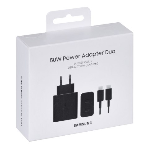 Samsung 50W Power Adapter Duo, Black Samsung Samsung 50W Power Adapter Duo, Black Samsung