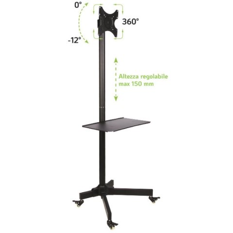 TECHLY STOJAK MOBILNY TV LED/LCD 19-37 CALI 20KG 1 TECHly TECHLY STOJAK MOBILNY TV LED/LCD 19-37 CALI 20KG 1 TECHly