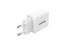 UNITEK ŁADOWARKA 2X USB-A, 12W, BIAŁA, P1113A-EU UNITEK
