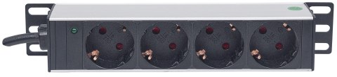 INTELLINET LISTWA ZASILAJĄCA RACK 10, 4 GNIAZDA SC Intellinet INTELLINET LISTWA ZASILAJĄCA RACK 10, 4 GNIAZDA SC Intellinet