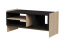 Ława/stolik PORTO 100x50x46 dąb/czarny Cama MEBLE