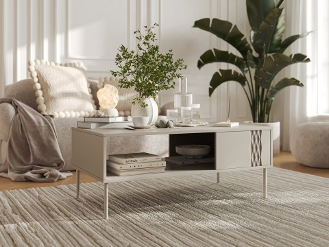 Ława/stolik TRESSE 110x60x40 kaszmir mat Cama MEBLE Ława/stolik TRESSE 110x60x40 kaszmir mat Cama MEBLE