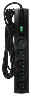 Listwa antyprzepięciowa Ever Classic 3,0m (5 x UTE; 10 A; kolor czarny) (T/LZ09-CLA030/0000) Ever