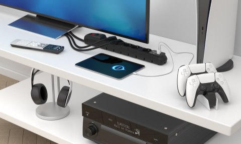 Listwa przeciwprzepięciowa Acar S6 USB A+C (szybka ładowarka) 1,5m ; czarny Acar Listwa przeciwprzepięciowa Acar S6 USB A+C (szybka ładowarka) 1,5m ; czarny Acar
