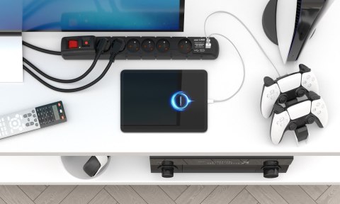 Listwa przeciwprzepięciowa Acar S6 USB A+C (szybka ładowarka) 3m ; czarny Acar Listwa przeciwprzepięciowa Acar S6 USB A+C (szybka ładowarka) 3m ; czarny Acar