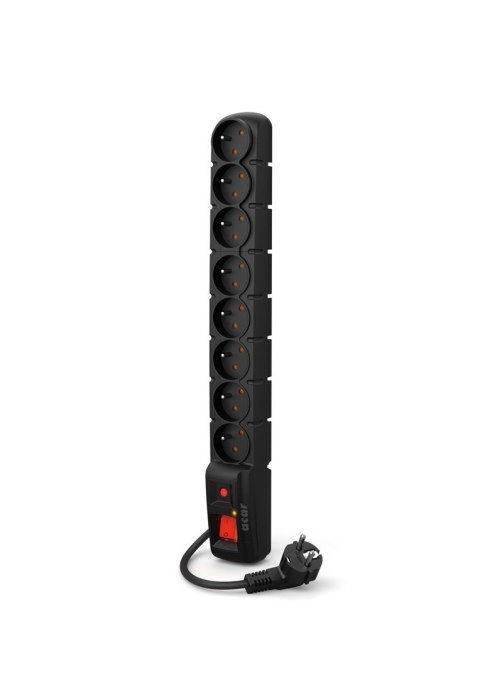 Listwa przeciwprzepięciowa Acar S8 PRO (1,5m ; czarny) Acar Listwa przeciwprzepięciowa Acar S8 PRO (1,5m ; czarny) Acar